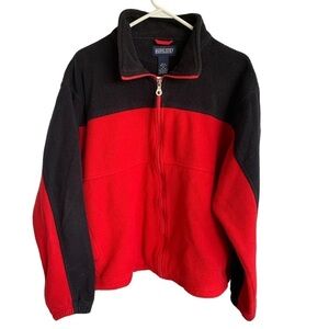 Vintage Lands’ End Fleece Full Zip Sweatshirt Made in USA Men’s Jacket